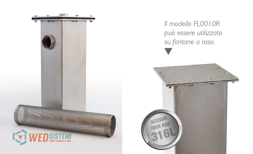 AISI 304, 316 and 316L stainless steel - Forme D'Acqua