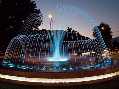 Dynamic fountain, Thiene